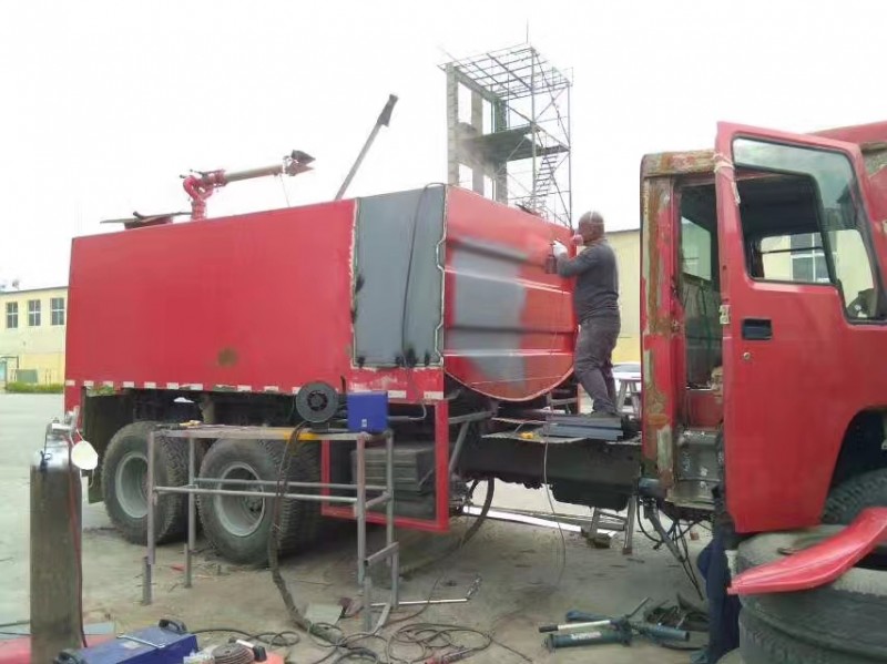 我公司為某消防大隊(duì)維修事故車(chē)輛3