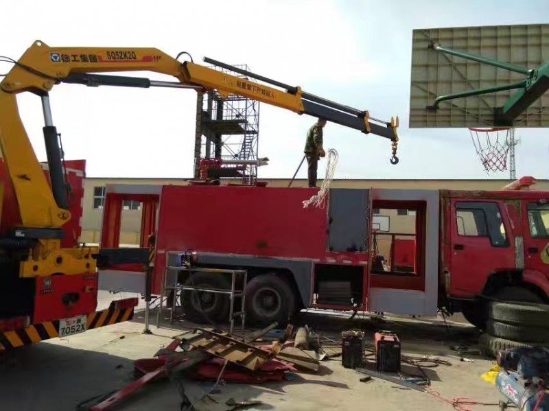 我公司為某消防大隊(duì)維修事故車(chē)輛4